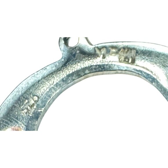 Southwestern Handcrafted 925 Sterling Silver Turquoise Dangle Hoop Earrings 14g - Picture 4 of 5